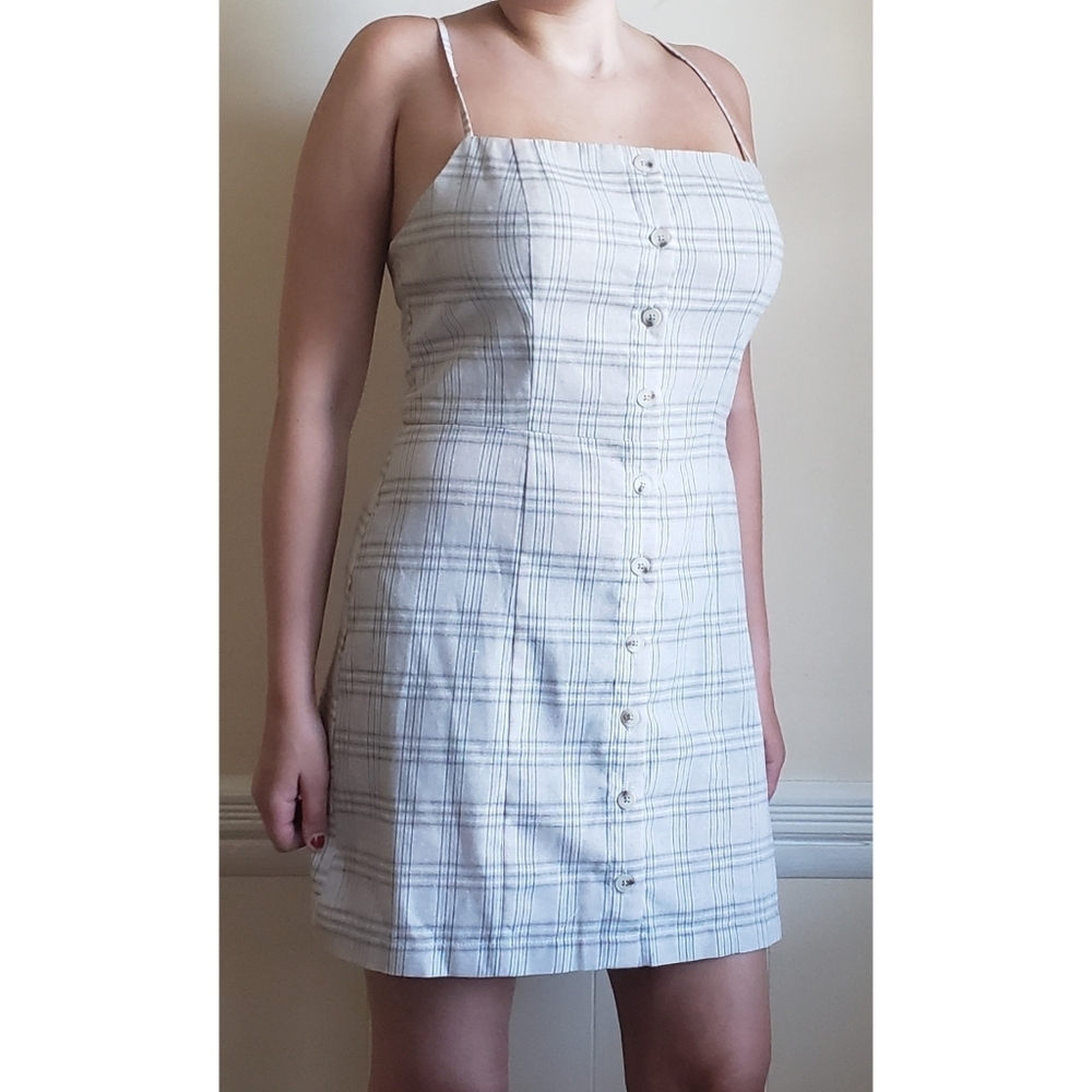 The Fifth Label Violet Check Dress in Sand L - Picture 4 of 11